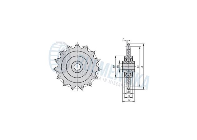 ROATA DE TENSIONARE 06B-1 Z22