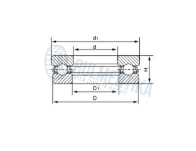 Rulment 51122 P6 BBC-R