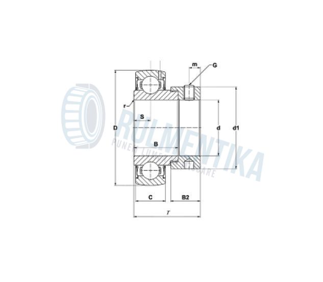 Rulment ES208 SNR