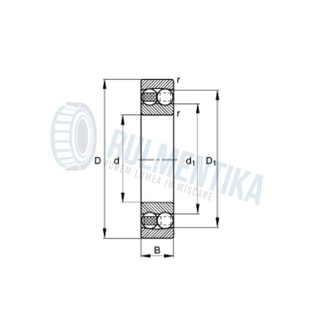 Rulment 1207 ETN9 SKF