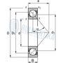 Rulment B7201-C-T-P4S-UL CSC